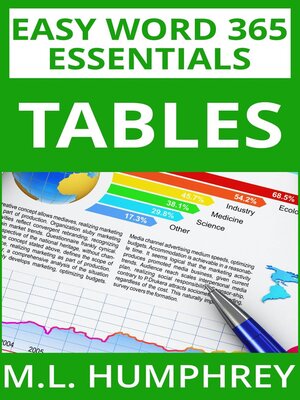 cover image of Word 365 Tables